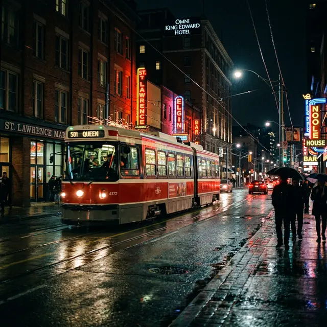Toronto at night